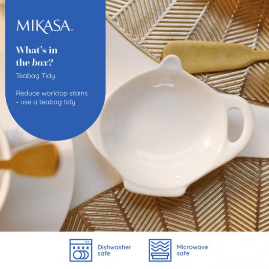 Shop quality Mikasa Chalk Porcelain Teabag Tidy, 12cm, White in Kenya from vituzote.com Shop in-store or online and get countrywide delivery!