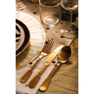 Mikasa Soho Gold Stainless Steel Cutlery Set, 16 Piece