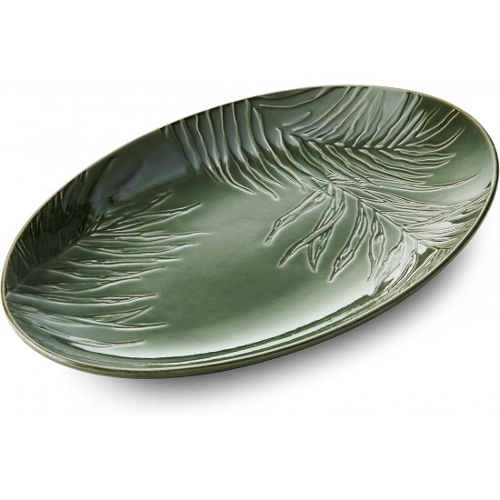 Shop quality Mikasa Jardin Oval Serving Platter, Green Stoneware Oval Serving Platter for Food, 36cm, Large Serve Platter - Gift Boxed in Kenya from vituzote.com Shop in-store or online and get countrywide delivery!