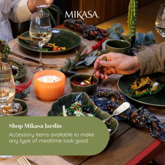 Shop quality Mikasa Jardin Oval Serving Platter, Green Stoneware Oval Serving Platter for Food, 36cm, Large Serve Platter - Gift Boxed in Kenya from vituzote.com Shop in-store or online and get countrywide delivery!