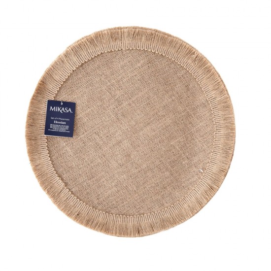 Shop quality Mikasa 4 piece Hessian Round Woven Placemats, Natural, 38cm, Beige in Kenya from vituzote.com Shop in-store or online and get countrywide delivery!