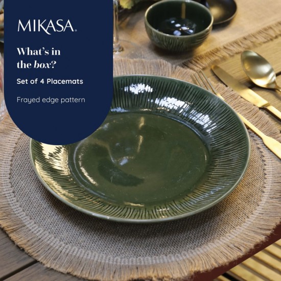 Shop quality Mikasa 4 piece Hessian Round Woven Placemats, Natural, 38cm, Beige in Kenya from vituzote.com Shop in-store or online and get countrywide delivery!