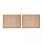 Mikasa 2 piece Jute Rectangular Placemats, Natural, 35cm x 45cm,