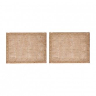 Mikasa 2 piece Jute Rectangular Placemats, Natural, 35cm x 45cm,