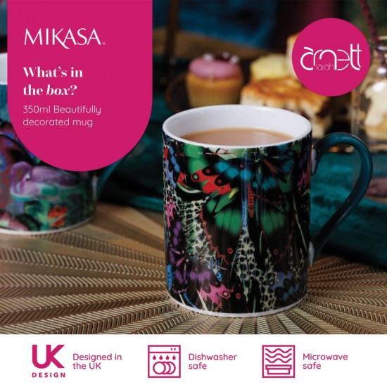 Shop quality Mikasa x Sarah Arnett Porcelain Mug, 350ml, Butterfly Print in Kenya from vituzote.com Shop in-store or online and get countrywide delivery!