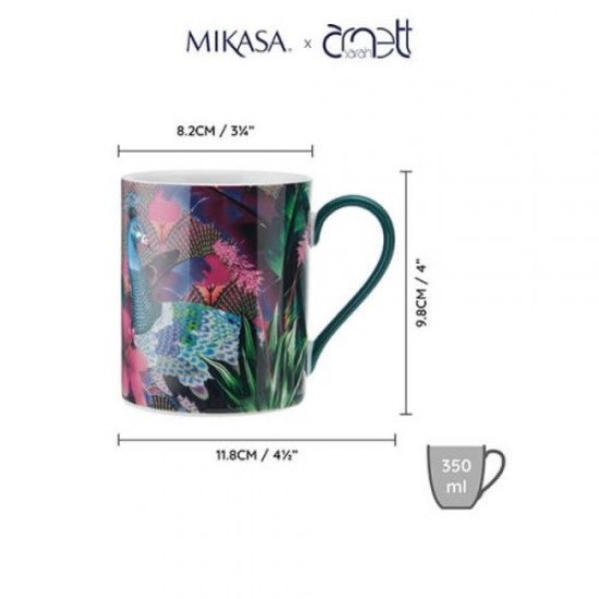 Shop quality Mikasa x Sarah Arnett Porcelain Mug with Peacock Print, 350ml in Kenya from vituzote.com Shop in-store or online and get countrywide delivery!