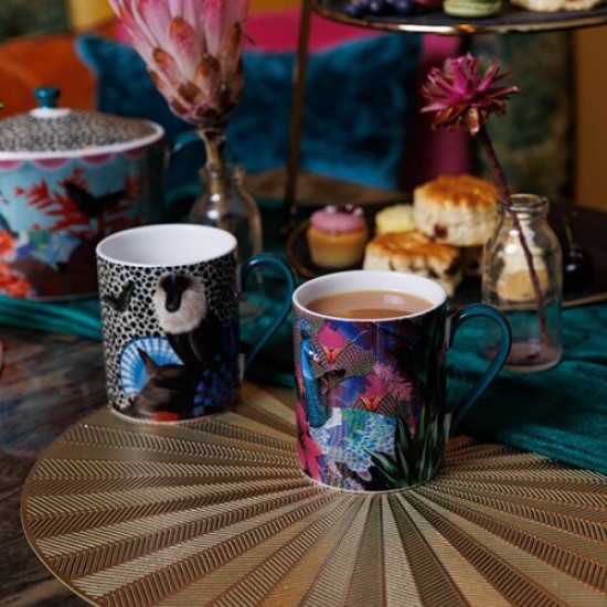 Shop quality Mikasa x Sarah Arnett Porcelain Mug with Peacock Print, 350ml in Kenya from vituzote.com Shop in-store or online and get countrywide delivery!