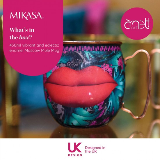 Shop quality Mikasa Moscow Double-Walled Mule Mug, Stainless Steel Mug for Cocktails, 450ml, Lip Print in Kenya from vituzote.com Shop in-store or online and get countrywide delivery!