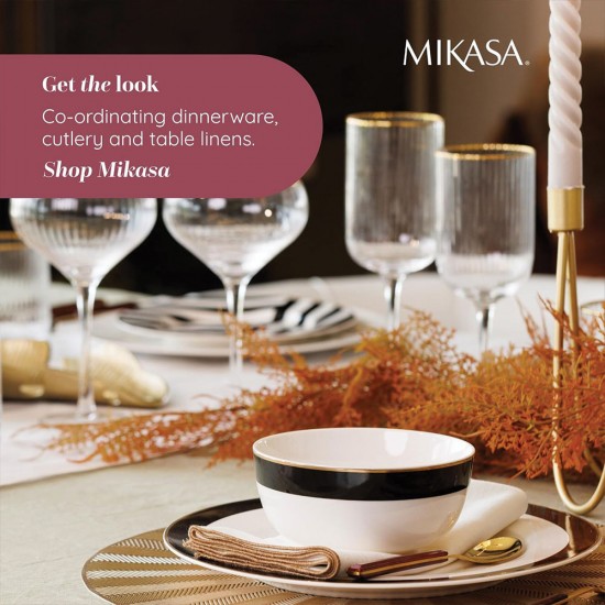 Shop quality MIKASA Sorrento Ridged Crystal Coupe Glasses with Gold Rim and Wide Shape, 380ml in Kenya from vituzote.com Shop in-store or online and get countrywide delivery!