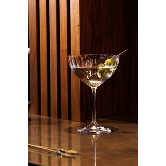 Shop quality Mikasa Treviso 4-Piece  Rippled Crystal Coupe Glass Set, 300ml in Kenya from vituzote.com Shop in-store or online and get countrywide delivery!