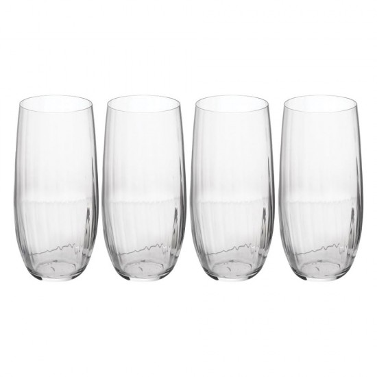 Shop quality Mikasa Treviso 4-Piece Crystal  Rippled Highball Glass Set, 400ml in Kenya from vituzote.com Shop in-store or online and get countrywide delivery!