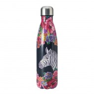 Mikasa Wild at Heart Zebra Insulated Water Bottle, 500ml