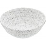 Natural Elements Fruit Bowl, Recycled Paper, Strong, Biodegradable and Reusable, 25 cm