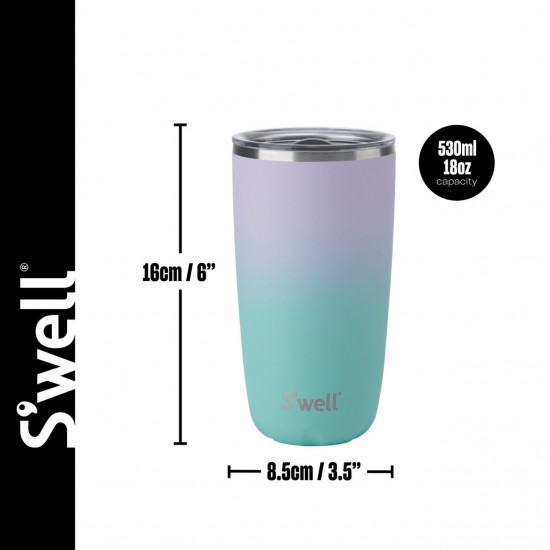 S'well Pastel Candy Tumbler with Lid, 530ml - Triple Layered