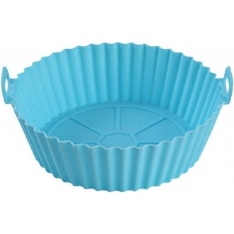 Vee Zee Silicone Air Fryer Liner - Blue (20x16x5 cm)