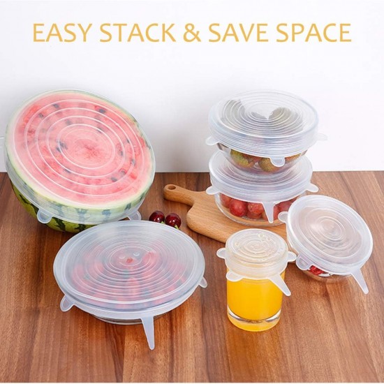 Shop quality Eazy Stretch Silicone Lid Covers, Clear - Set Of 6 in Kenya from vituzote.com Shop in-store or online and get countrywide delivery!