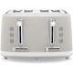 BLACK+DECKER 4 Slice Plastic Toaster, Grey