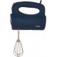 Tower Cavaletto Hand Mixer with Stainless Steel Beaters, Dough Hooks, 5 Speeds, 300W, Midnight Blue and Rose Gold