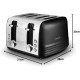 Shop quality Tower Ash 4-Slice Toaster with Dual Controls, Defrost/Reheat/Cancel, 1850W, Black & Chrome in Kenya from vituzote.com Shop in-store or online and get countrywide delivery!