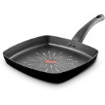 Tower Smart Start Classic Aluminium Griddle Pan with Aeroglide Non-Stick Coating, 26cm 