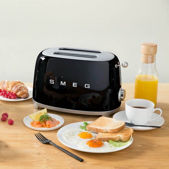 Shop quality Smeg Retro 2 Slice Toaster, 6 Browning Levels, Extra-Wide Bread Slots, Defrost and Reheat Functions, Removable Crumb Tray, 950 W, Black in Kenya from vituzote.com Shop in-store or online and get countrywide delivery!