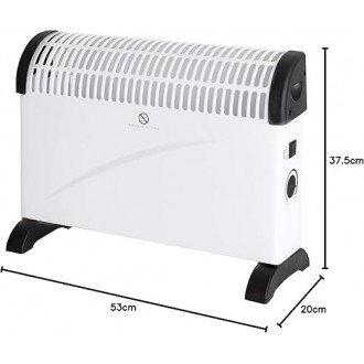 Warmlite 2000W Convection Heater, White