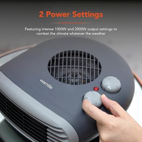 Shop quality Warmlite Portable 2000W Flat Fan Heater - Dark Titanium in Kenya from vituzote.com Shop in-store or online and get countrywide delivery!