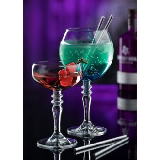 Utopia Paper Silver Cocktail Straws, 5.5" (14cm) , Box of 250