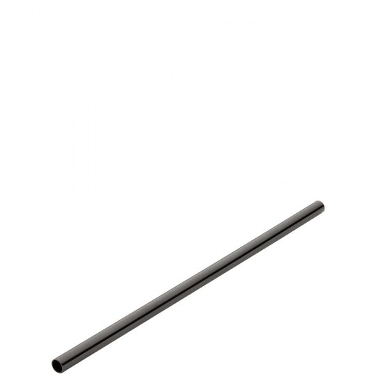 Utopia Stainless Steel Matt Black Cocktail Straw, 5.5" (14cm)