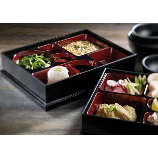 Utopia 5 Compartment Bento Box, 27 x 21cm