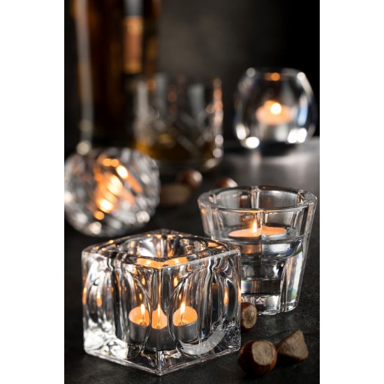 Utopia Crystal Sade Candleholder, 4.5" (11.5cm)