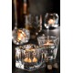 Utopia Crystal Sade Candleholder, 4.5" (11.5cm)