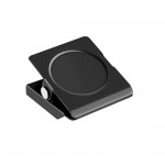 VZ Rectangle Shaped Fridge Magnet With Clip - Black 1.2" by 1.4" (LxW)