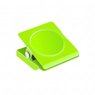 VZ Rectangle Shaped Fridge Magnet With Clip - Green 1.2" by 1.4" (LxW)