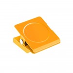 VZ Rectangle Shaped Fridge Magnet With Clip - Mustard 1.2" by 1.4" (LxW)