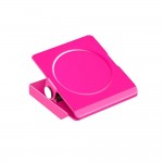 VZ Rectangle Shaped Fridge Magnet With Clip - Pink 1.2" by 1.4" (LxW)