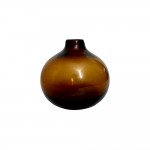 Dunelm Amber Small Glass Vase