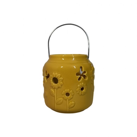 Shop quality Dunelm Ceramic Floral Lantern Small, Ochre, 10 cm in Kenya from vituzote.com Shop in-store or online and get countrywide delivery!