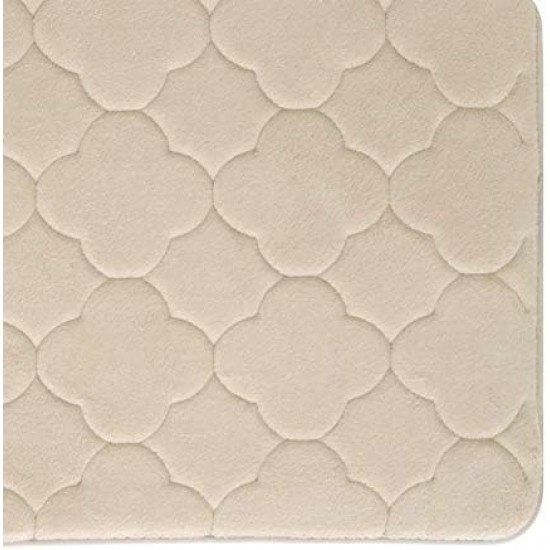 Shop quality Kittrich Stephan Roberts Embroidered Memory Foam Bath Mat with Water Shield Technology, 17   x 24  , Angora in Kenya from vituzote.com Shop in-store or online and get countrywide delivery!