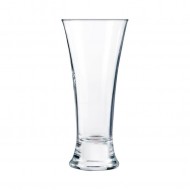 Dunelm Flared Clear Glass Vase, 25 cm