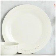 Dunelm Sweet Words Dinner Plate, 27 cm