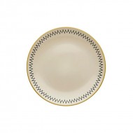 Dunelm Global Dinner Plate Ochre, 27 cm