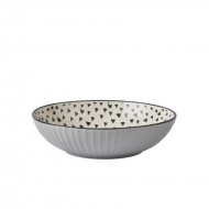 Dunelm Global Grey Stoneware Ramen Bowl, 21 cm