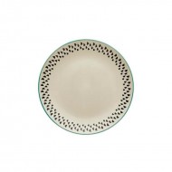 Dunelm Global Teal Stoneware Dinner Plate, 27cm