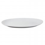 Dunelm Porcelain Oval Platter- Purity White, 35 cm