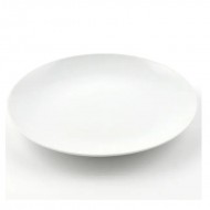 Dunelm Porcelain Dinner Plate, 27 cm Purity White