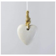 Dunelm Resin Stone Heart Pebble Light Pull, 2cm 