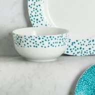 Dunelm Dotty Blue Cereal Bowl, 14 cm