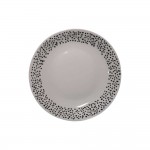 Dunelm Porcelain Pasta Bowl -Speckles Black and White- 20.5 cm