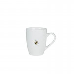 Dunelm Porcelain Bee Mug, White